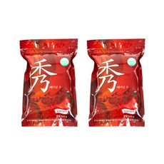 빼어날 수 국산 중간굵기 햇 고춧가루, 500g, 2개