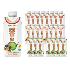 비엣코코 코코넛워터 패션프루트, 330ml, 24개