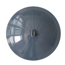 Cherry House韓國產粉彩矽膠平底鍋蓋 深灰色, 320 x 320 x 65 毫米, 1個