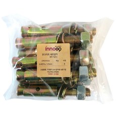 INNO工具 混凝土套裝錨栓 5/8 125mm 原色 1101, 8個