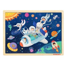 TOPBRIGHT 特寶兒 學習拼圖 太空旅行, 1套, 48件
