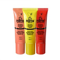 Dr.PAWPAW 萬用木瓜霜 10ml 3入組, 無色+蜜桃粉+紅色, 1組