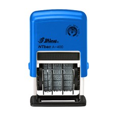 Shiny 日期印章 日戳 A-400, 隨機發貨, 素色