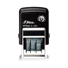 Shiny 回墨日期印章 S-300, 隨機發貨, 無知