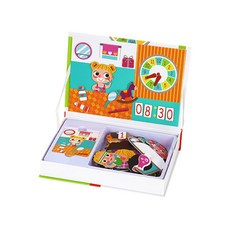 TOOKY TOY 拓客 一日作息磁性拼圖盒 隨機出貨, 1套
