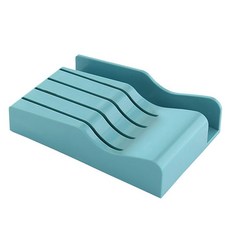 스탠드 칼 도마 꽂이 정리대, 블루, 1개