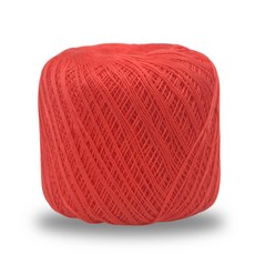 Miso毛線 Piestà 蕾絲編織線 50g, 504 紅色