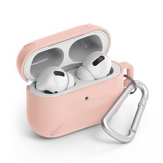 Ringke AirPods Pro 分層保護殼 + 鑰匙圈, 單一商品, 蜜桃粉