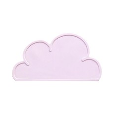 발라당 강아지 고양이 실리콘 식기매트 43 x 24 cm, 핑크, 1개