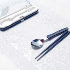 KM 英式湯匙 + 筷子 + 收納盒組合 6860, 混合色, 1個, 湯匙 + 筷子 + 收納盒