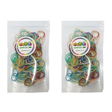 펀펀룸밴드 알록달록 나만의 팔찌만들기, 메탈릭믹스, 2개