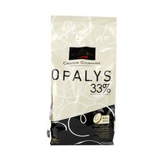 VALRHONA Opalice 33 Pro 白巧克力, 3kg, 1包