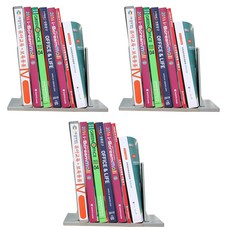 KUMKANG BOARD 簡易組裝書架 3入, 灰色