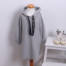 BABIDIBOO HOUSE 素色連帽長袖連身裙