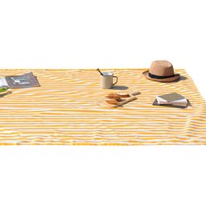 Heim&Heim 黃色條紋野餐墊, 黃色 + 白色