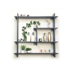 A6 Mart組裝式置物架 黑色, 1個