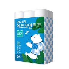 Eco Moment mona LIsa3層捲筒衛生紙 30m, 30捲, 1袋