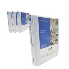 Eco PP環保PP D環活頁夾 3孔 3cm A4, 白色, 4個