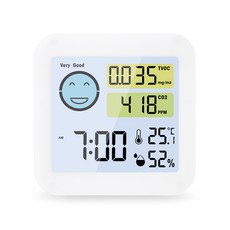nOVA LIVING 多功能溫溼度計 ML745, 白色, 1個