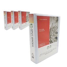 Eco PP環保PP梯形活頁夾 3孔 5cm A4, 白色, 4個