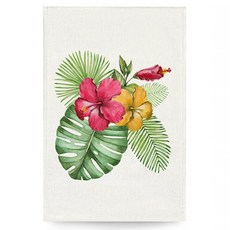 I Love Home 綠色植物布料魔鬼氈多功能窗簾, TYPE23