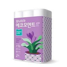 蒙娜麗莎天然紙漿3層環保瞬乾純裝衛生紙 27m, 1個, 30件