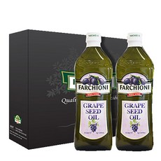 FARCHIONI 法奇歐尼 葡萄籽油 1L x 2p 禮品套組, 1套