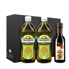 FARCHIONI 法奇歐尼 橄欖油 1L 2入+巴薩米克醋 250ml, 1套