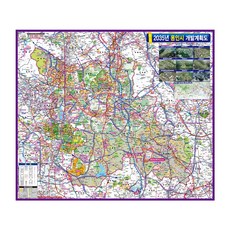 地圖.com 2035 龍仁市開發計畫圖 110 x 78 cm + 全國行政道路地圖套組, 1套