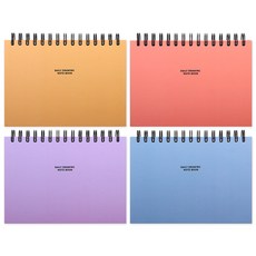 POPO FANCY 日常繪圖筆記本 4 件組 1套, 206*147mm, 4入