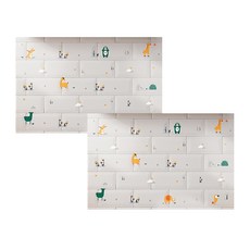 Je Life防污角色透明貼紙 森林中的宴會, 2個