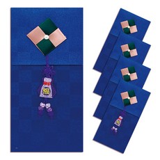 高級零錢袋 S1, 藍色, 5張