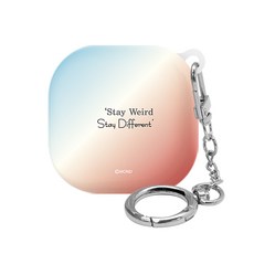 Mondmond Galaxy Buds Live/Buds Pro 硬殼 時尚 + 鑰匙圈, 單一商品, Stay