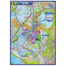 地圖.com 昌陵新都市開發計畫圖 78 x 110 cm + 全國行政道路地圖, 1套