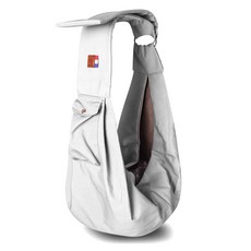 DING DONG PET 寵物擁抱斜背包, 灰色