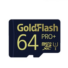 barun electronics Gold Flash SDXC SD 記憶卡, 64GB, 1個
