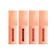 STYLE71 珠寶墨水絲絨唇彩 3.5g 4入組, 1組, S1+S2+S3+S4