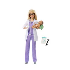 Barbie 醫生造型芭比娃娃組, 混色