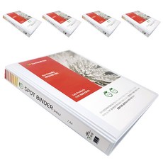 Eco PP環保PP梯形活頁夾 3孔 3cm A4, 白色, 5個