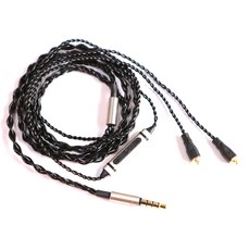 SFR 鍍銀 MMCX Sure 兼容定制耳機線, 單品, 黑色的