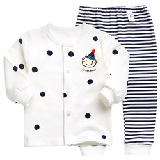 GREEN BEBE 春季水果印花孩童上衣+褲子