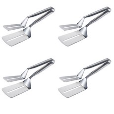 不鏽鋼雙面鍋鏟夾, 單色, 4個