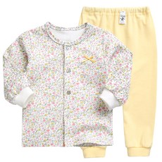 GREEN BEBE 孩童春秋碎花雙面上衣+褲子組