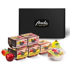 아넬라 생과일 퓨레 달콤 5팩 선물세트, 딸기, 망고, 복숭아, 1세트