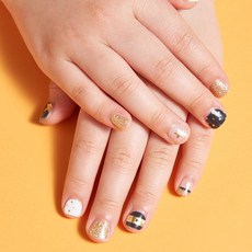 孩童凝膠指甲貼 19g, 閃爍的星星, 1個