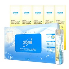 atomy 艾多美 旅行用牙刷4入組+牙膏 200g 5入, 1組