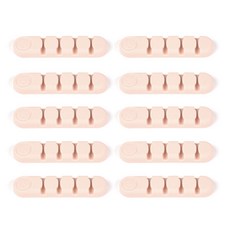 BRISKSTYLE 電線整理固定器 粉米色, 10個