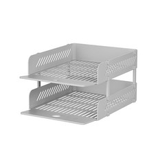 EL 2層文件架, 冷灰色, 2層