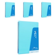 ECO Chungwoon Plus 樂譜夾 40頁 A4, 天藍色, 4個
