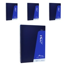 ECO Chungwoon Plus 樂譜夾 40頁 A4, 深藍色, 4個